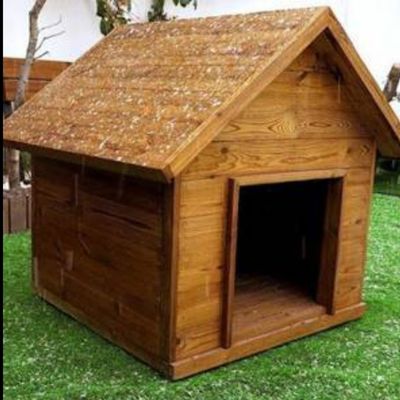 خانه حیوانات با چوب ترمو مدل Dogs 004