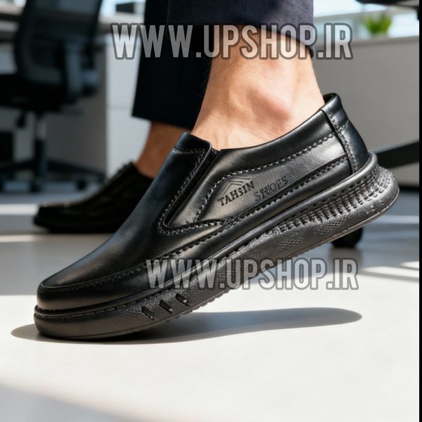 کفش مردانه طبی چرم خارجی زیره  سبک مدل تحسین tahsin