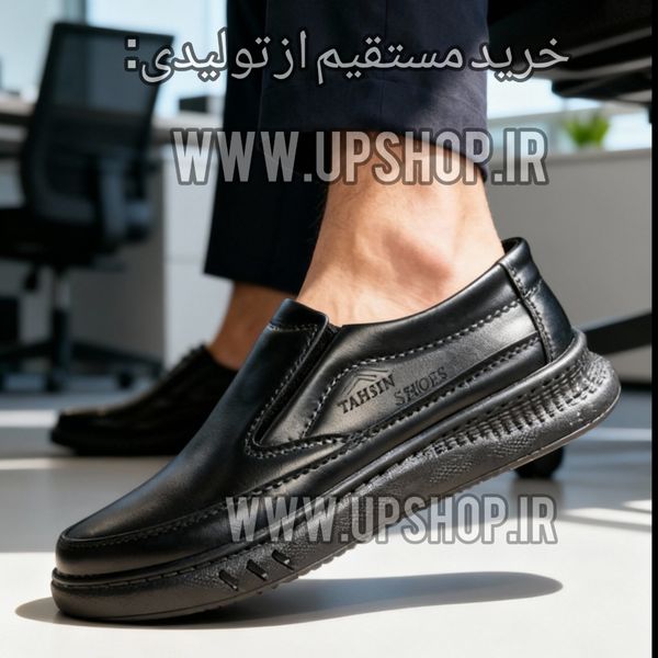 کفش مردانه چرم طبی مدل تحسین