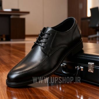 کفش چرم مردانه چرم مجلسی مدل ساعتی