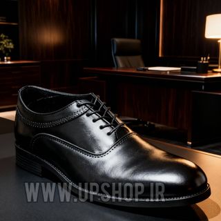 کفش طبی چرم مردانه چرم مجلسی مدل گام