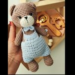 ست عروسک و جغجغه بافت تدی