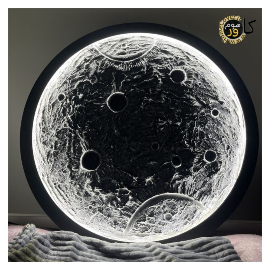 تابلو برجسته رمانتیک دیزاین مدل ماه درخشان Bright Moon