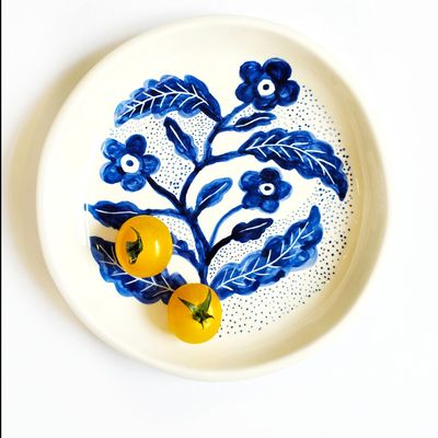 بشقاب گرد لبه دار باغ شکوفه🌸