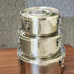 ظرف غذا تمام استیل سه طبقه