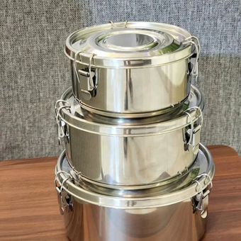 ظرف غذا تمام استیل سه طبقه