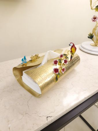 جادستمالی نغمه زرین برنجی | مدل 6