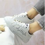 کفش ونس زنانه سفید زیره PU پیو ضمانت سبکی و دوام