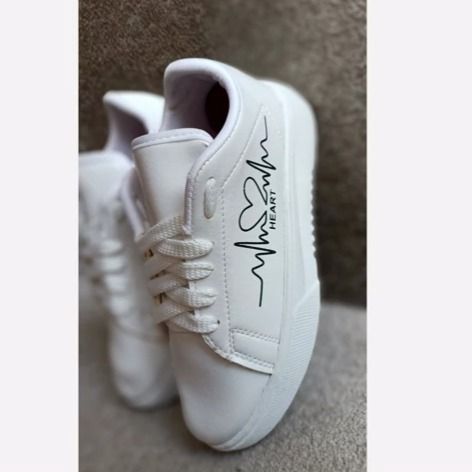 کفش ونس زنانه سفید زیره PU پیو ضمانت سبکی و دوام