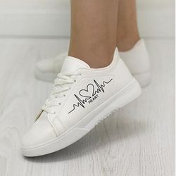 کفش ونس زنانه طرح ضربان اصلی زیره PU سبک و بادوام