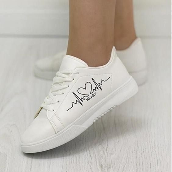 کفش ونس زنانه سفید زیره PU پیو ضمانت سبکی و دوام