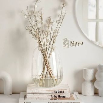 گلدان شیشه ای مدل لاین