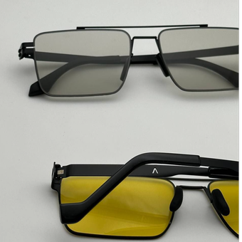 عینک آفتابی زنانه و مردانه Titanium Frame - فتوکرومیک و ضد حساسیت