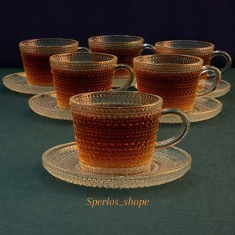 ست فنجان نعلبکی 6عددی