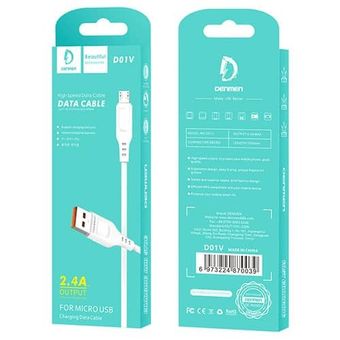 کابل شارژ میکرو DENMEN مدل D01V