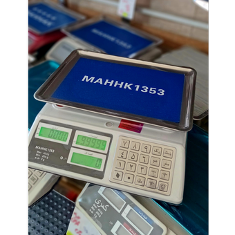 ترازو رومیزی 40 کیلویی محک کیبورد استیل دسته دار امیران توزین