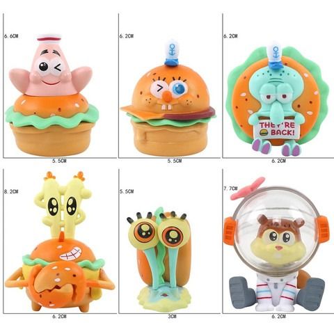 فیگور باب اسفنجی همبرگری