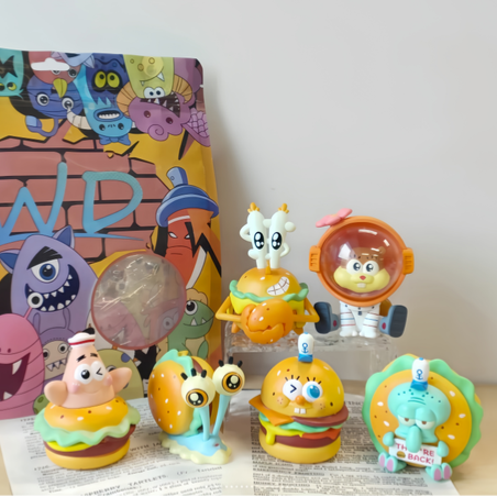 فیگور باب اسفنجی همبرگری