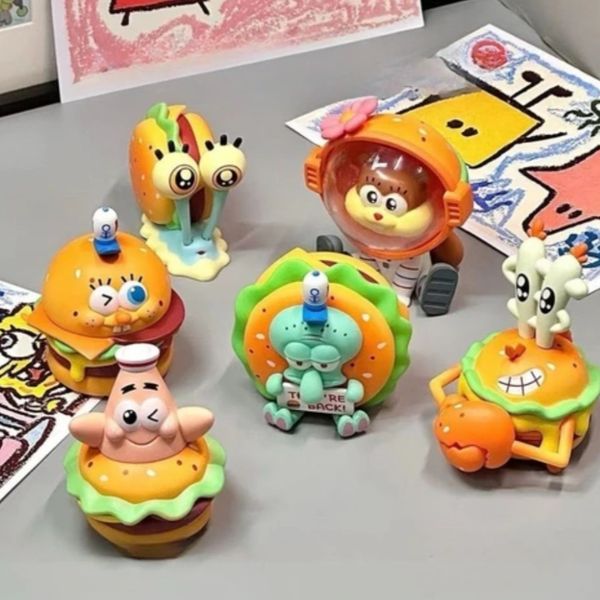 فیگور باب اسفنجی همبرگری