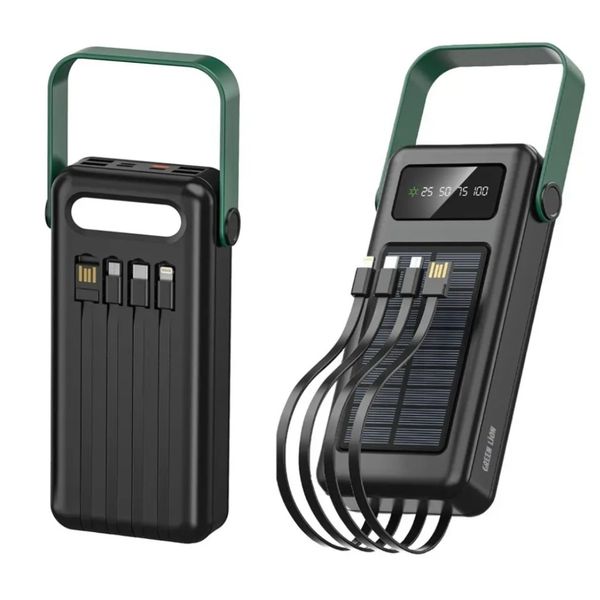 پاوربانک گرین لاین مدل Solar max با ظرفیت 30000 میلی آمپر بر ساعت