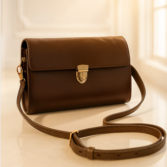 کیف رودوشی چرمی مدل نینا کد462