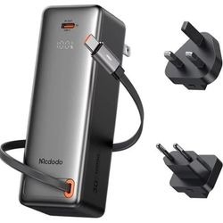 پاوربانک و آداپتور 30 وات 3 در 1 مکدودو مدل MC-3181 (10000 میلیآمپر) | Mcdodo MC-3181 3-in-1 Travel Charger