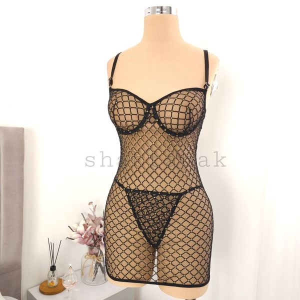 لباس خواب فنردار پشت بندی کد 3211