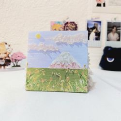 استیکی نوت منظره سه بعدی رنگ روغن