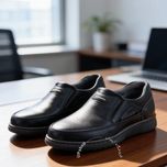 کفش مردانه  چرم خارجی  مدل جردن دوردوخت و اشترابل دوزی