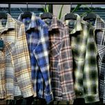 پیراهن پشمی چهارخونه