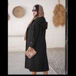 ست ترنج کت و بارونی وست بلند کلاه دار