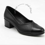 کفش چرم زنانه مدل ستایش هفتی پاشنه 5 سانتی، قالب استاندارد، مجلسی اداری اسپرت، بادوام و ظریف