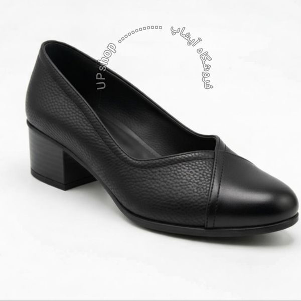 کفش چرم زنانه مدل ستایش هفتی پاشنه 5 سانتی، قالب استاندارد، مجلسی اداری اسپرت، بادوام و ظریف