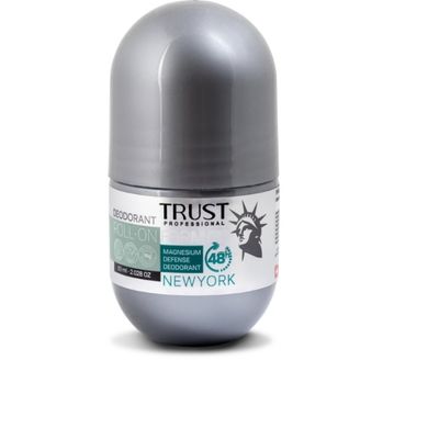 لوسیون خوشبوکننده (مام رول) مردانه تراست مدل نیویورک 60 میلی لیتر