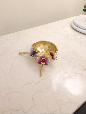 پیاله 8 سانت سه شاخه برنجی | مدل 2