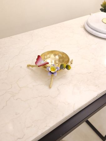 پیاله 8 سانت سه شاخه برنجی | مدل 3