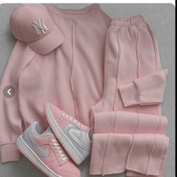 ست دورس و شلوار زنانه داخل کرک یقه گرد