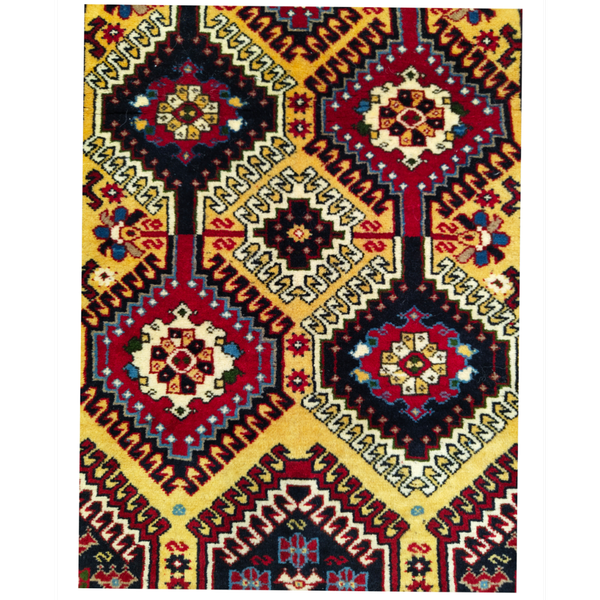 فرش دستباف سایز ذرع و چارک ( تمام پشم یلمه طرح قابی)