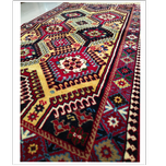 فرش دستباف سایز ذرع و چارک ( تمام پشم یلمه طرح قابی)