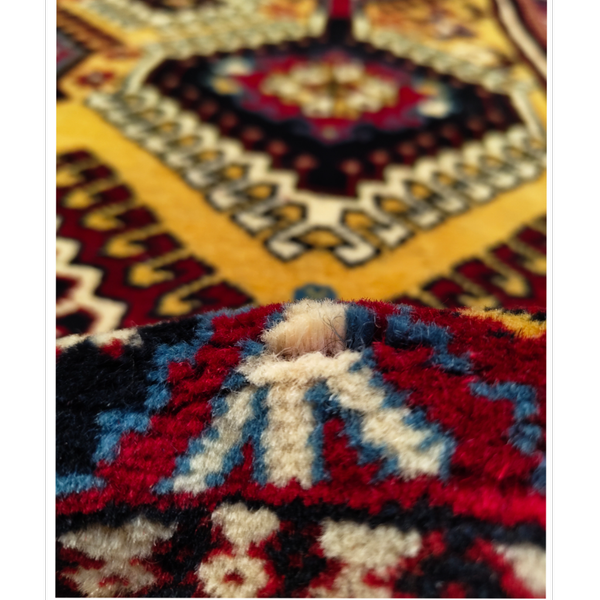 فرش دستباف سایز ذرع و چارک ( تمام پشم یلمه طرح قابی)