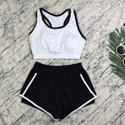 ست تاپ و شورتک زنانه حلقه ای