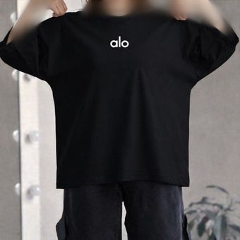 تیشرت زنانه باکسی نخ پنبه درجه یک alo