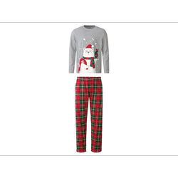 ست تی شرت و شلوار مردانه کریسمس برند لیورجی مدل 5253