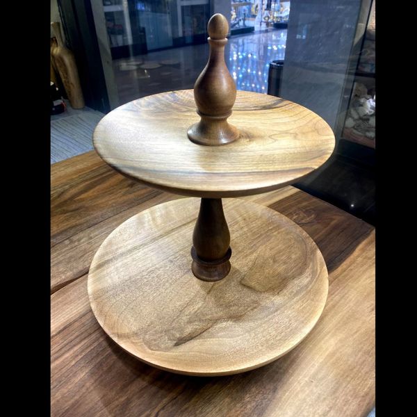 شیرینی خوری دو طبقه کلاسیک گردو