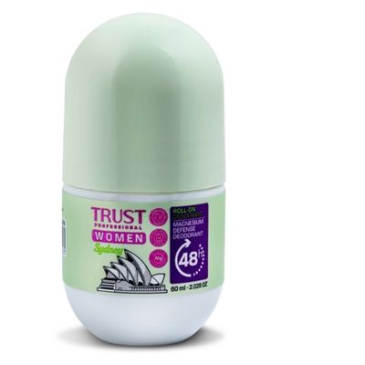 لوسیون خوشبوکننده (مام رول) زنانه تراست مدل سیدنی. 60 میلی لیتر