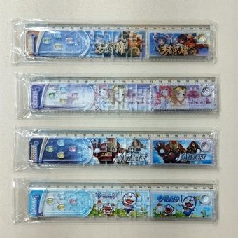 خط کش شیشه ای بازی دار 20 سانت