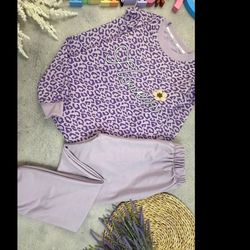 بلوز شلوار دخترانه طرح پلنگی