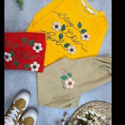 بلوز شلوار دخترانه گلدار