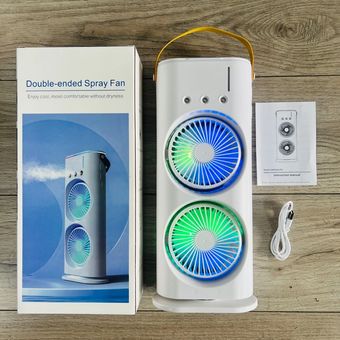 پنکه مه پاش دو طرفه شارژی مدل Double Ended Spray Fan