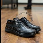 کفش طبی مردانه چرم مدل تحسین بندی